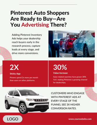 [EDITABLE BROCHURE] Pinterest Automotive Inventory Ads V3