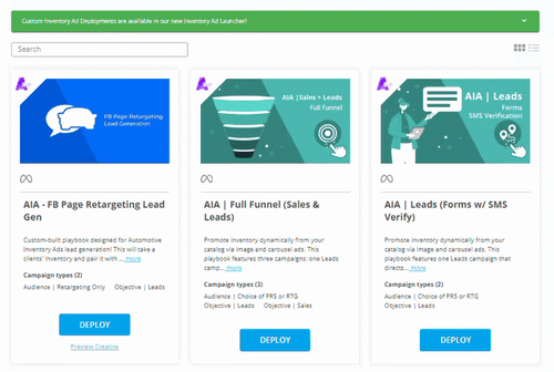 Choose the Playbook that matches your goal in BuyerBridge