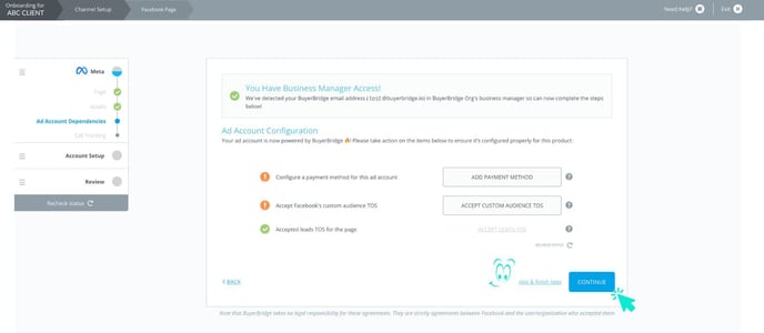 Configure Ad Account - Onboarding New Clients