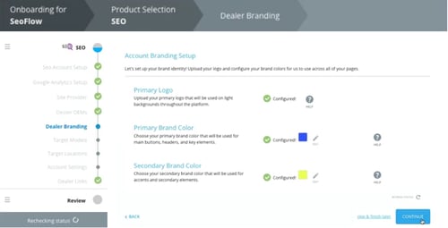 Confirm Account Branding Configuration