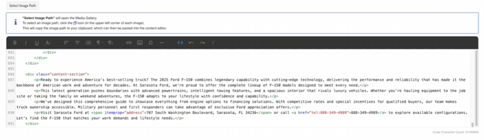 Copy Paste HTML from Backyard For Sale pages
