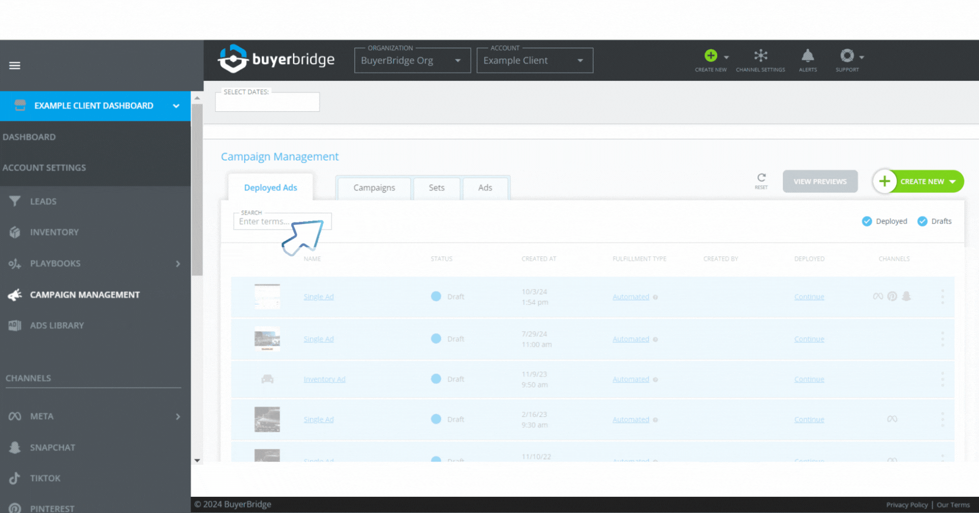 How to View the New Campaig Metrics in BuyerBridge