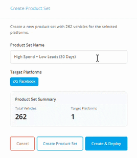 Name the set clearly in BuyerBridge