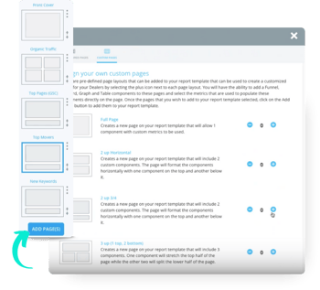 SEO Pre-Built Report - Create Your Own Report