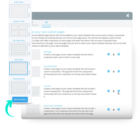 SEO Pre-Built Report - Create Your Own Report