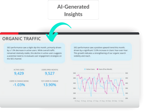 SEO Pre-Built Report - Organic Traffic Summary
