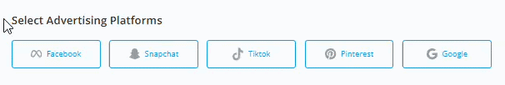 Select Advertising Platforms in BuyerBridge