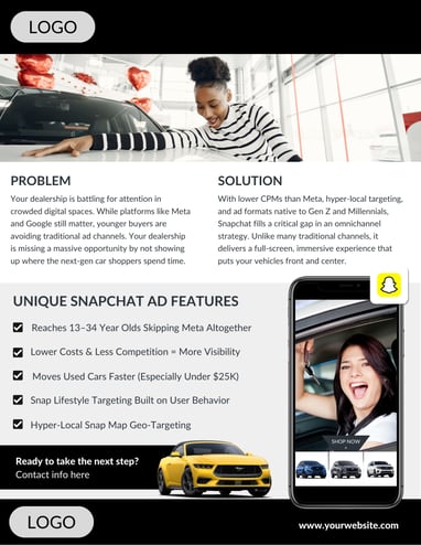 Snapchat Automotive Inventory Ads