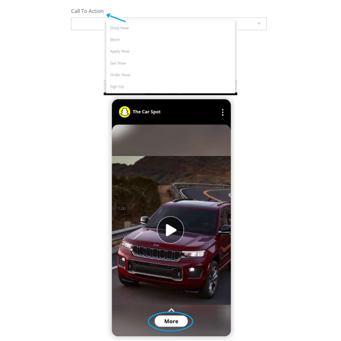 Snapchat Only - Call To Action